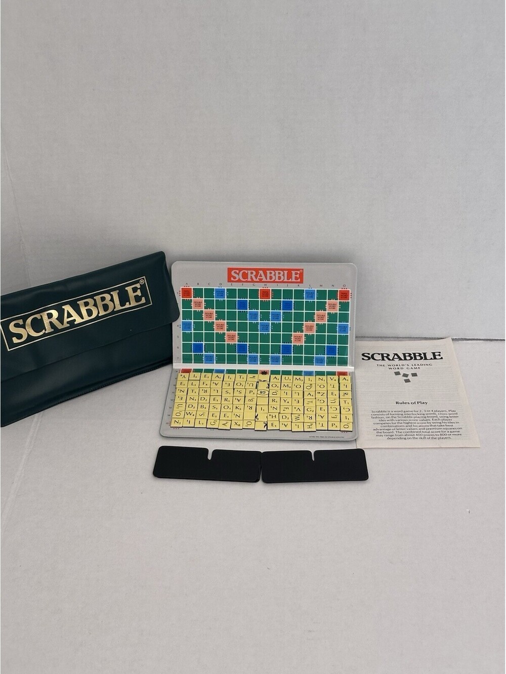 Vintage Travel Magnetic Scrabble Game